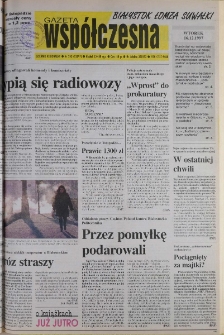 Gazeta Wsp&oacute;łczesna 1997, nr 243