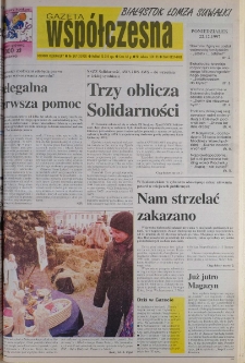 Gazeta Wsp&oacute;łczesna 1997, nr 247