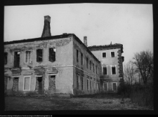 Supraśl, Pałac Opat&oacute;w, stan po spaleniu