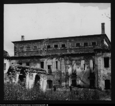 Supraśl, Pałac Opat&oacute;w, stan po spaleniu