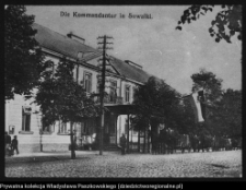 Suwałki, dawna komendantura przy ul. Kościuszki (reprodukcja fotografii)