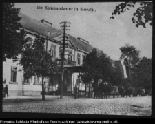 Suwałki, dawna komendantura przy ul. Kościuszki (reprodukcja fotografii)
