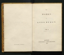 The works of lord Byron. Vol. 2