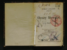 Obrazy litewskie. T. 1