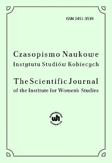Czasopismo Naukowe Instytutu Studi&oacute;w Kobiecych 1(16) 2024