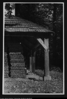 Podkarpacie, fragment drewnianego kościoła