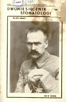 Dwumiesięcznik Stomatologiczny 1935 R.1 nr 1