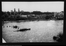 Tykocin, widok na miasto od strony Narwi