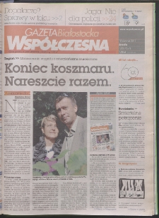 Gazeta Wsp&oacute;łczesna 2011, nr 153