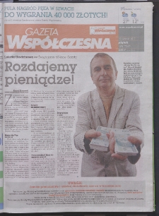 Gazeta Wsp&oacute;łczesna 2011, nr 159