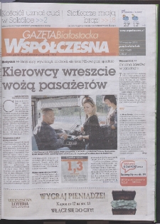 Gazeta Wsp&oacute;łczesna 2011, nr 180