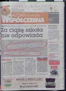 Gazeta Wsp&oacute;łczesna 2011, nr 213