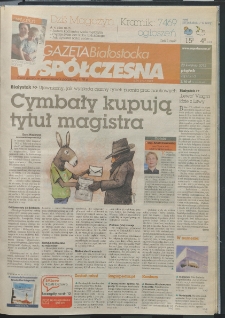 Gazeta Wsp&oacute;łczesna 2012, nr 78