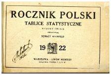 Rocznik Polski : tablice statystyczne
