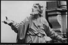 Ciechanowiec, kości&oacute;ł pw. Tr&oacute;jcy Przenajświętszej (rzeźba św. Łukasza)