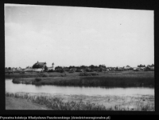 Tykocin, widok na kości&oacute;ł od strony Narwi