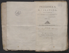 Pszcz&oacute;łka Krakowska 1821 Tom IV