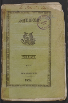 Sylwan 1828 Tom V nr IV