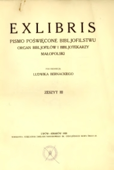 Exlibris 1920 T.3 Z.1