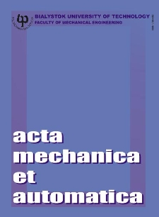 Acta Mechanica et Automatica. Vol.4, no. 1