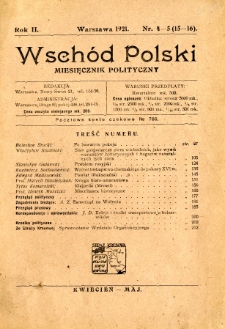 Wsch&oacute;d Polski : dwutygodnik polityczny R.2 nr 4-5