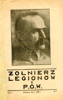 Żołnierz Legionów i P.O.W. R.2 nr 1