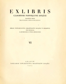 Exlibris 1924 T.6 Z.1