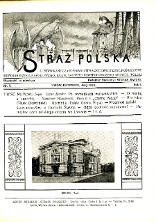 Straż Polska 1926, R. 1, Nr 5, maj