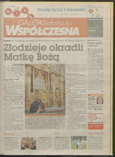 Gazeta Wsp&oacute;łczesna 2013, nr 60