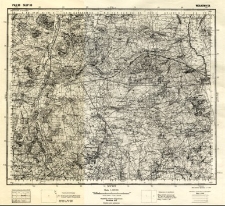 Mapa topograficzna Polski: Wołkowysk Pas 36 Słup 39 (pow. Wołkowysk, woj. białostockie).