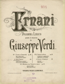 Ernani : dramma lirico, No 2, Aria Elwiry : "Ernani, Ernani involami" = "Ernani, Ernani uwolnij mnie"