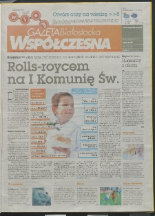 Gazeta Wsp&oacute;łczesna 2013, nr 84