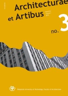 Architecturae et Artibus. Vol. 2, no. 3