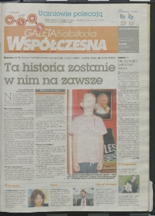 Gazeta Wsp&oacute;łczesna 2013, nr 107