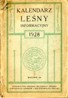 Kalendarz leśny informacyjny