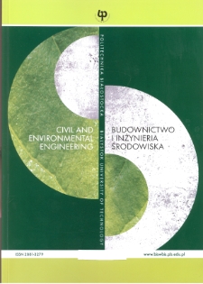 Budownictwo i Inżynieria Środowiska. Vol.1, no.4