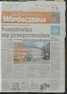 Gazeta Wsp&oacute;łczesna 2013, nr 126