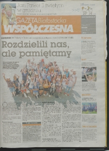 Gazeta Wsp&oacute;łczesna 2013, nr 127