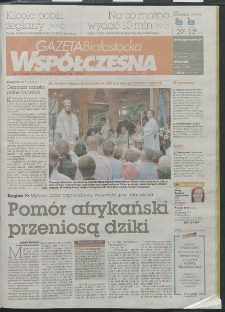 Gazeta Wsp&oacute;łczesna 2013, nr 160