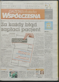 Gazeta Wsp&oacute;łczesna 2013, nr 165