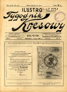 Ilustrowany Tygodnik Kresowy 1927.07.03 R.1 nr 7