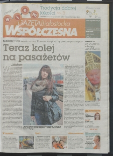 Gazeta Wsp&oacute;łczesna 2013, nr 190