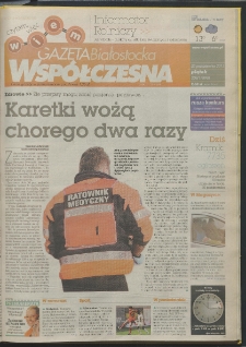 Gazeta Wsp&oacute;łczesna 2013, nr 208