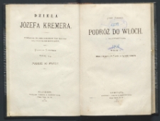 Podr&oacute;ż do Włoch. T. 1, Droga z Krakowa do Tryestu, opisanie Wenecyi