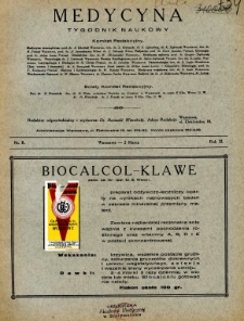 Medycyna 1929 R.3 nr 8