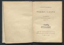 Fokso-nukso : memorinda instrua kaj averta rakonto