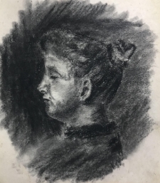 Janina Warchałowska, rysunek portretowy