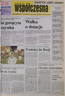 Gazeta Wsp&oacute;łczesna 1998, nr 24