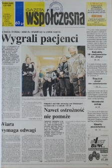 Gazeta Wsp&oacute;łczesna 1998, nr 41