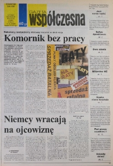 Gazeta Wsp&oacute;łczesna 1998, nr 64